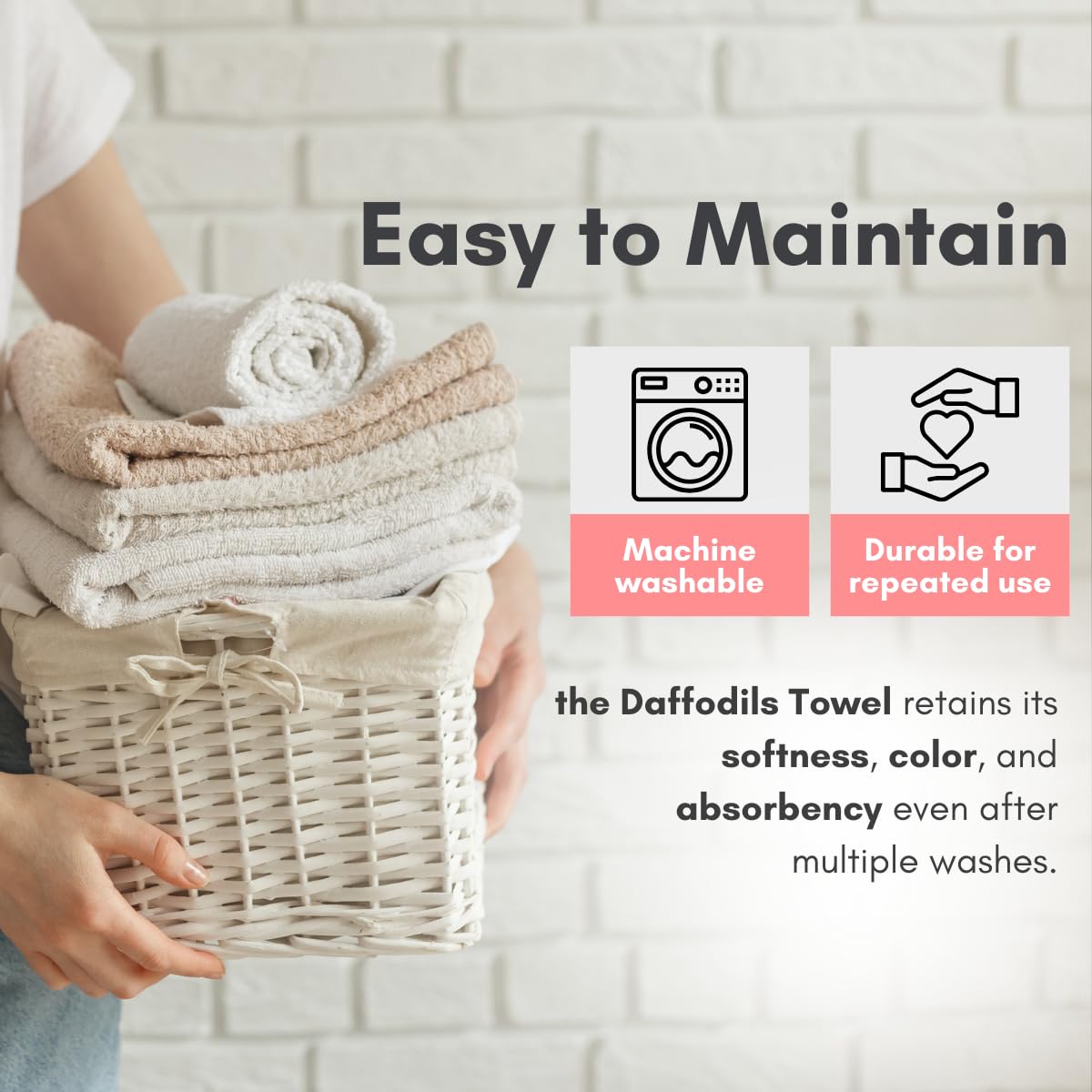 Daffodil Luxury Cotton Bath Towel Duo - Image 3