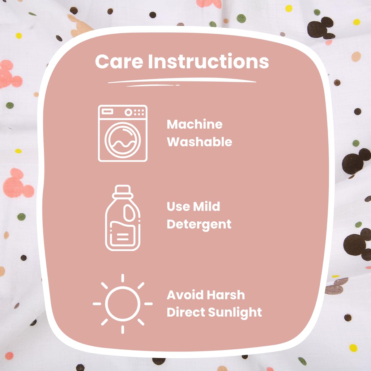 Coo Coo Baby Swaddle Wrapper (Pack of 3)100% Cotton Muslin - Image 2