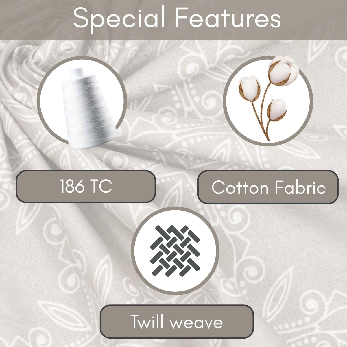 Classic Comfort 186 TC Single Bedsheet - Image 4