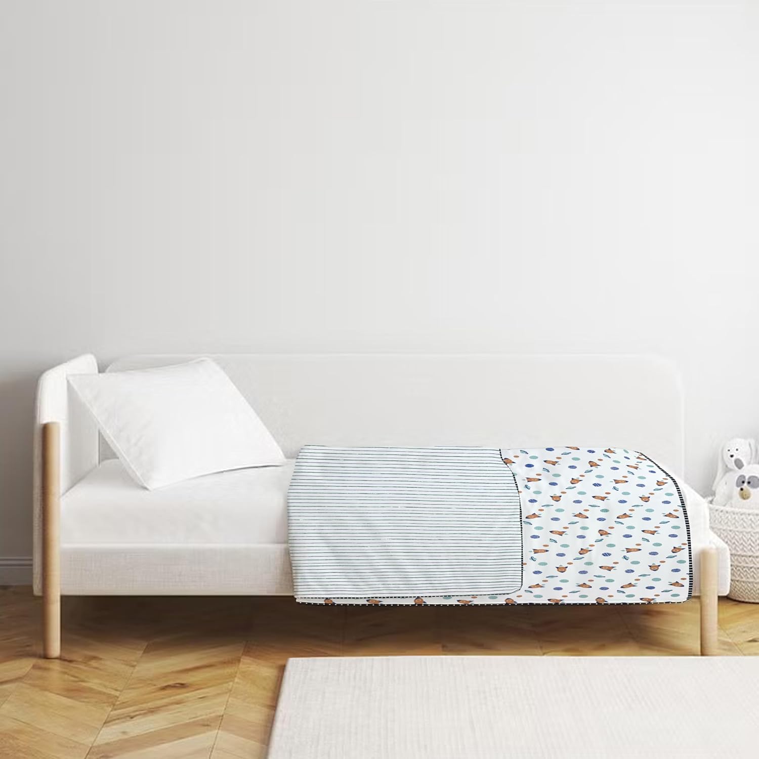 CuddleCot 150 GSM Reversible AC Dohar Single for Kids - Image 5