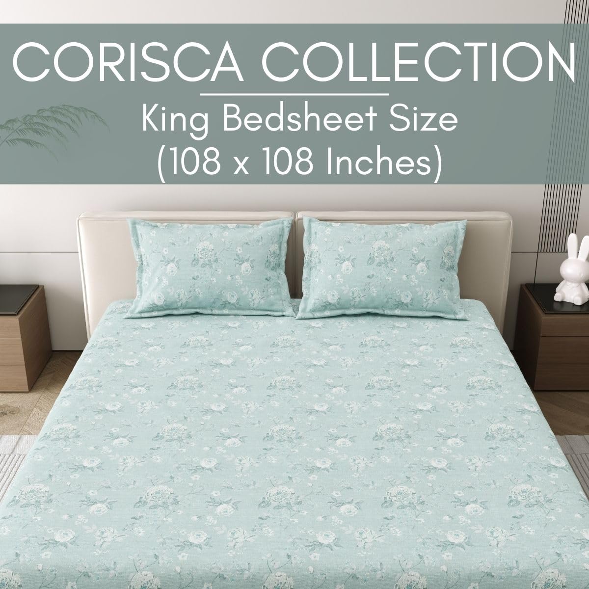 Corsica Premium Cotton Bedsheet King Size - Image 6