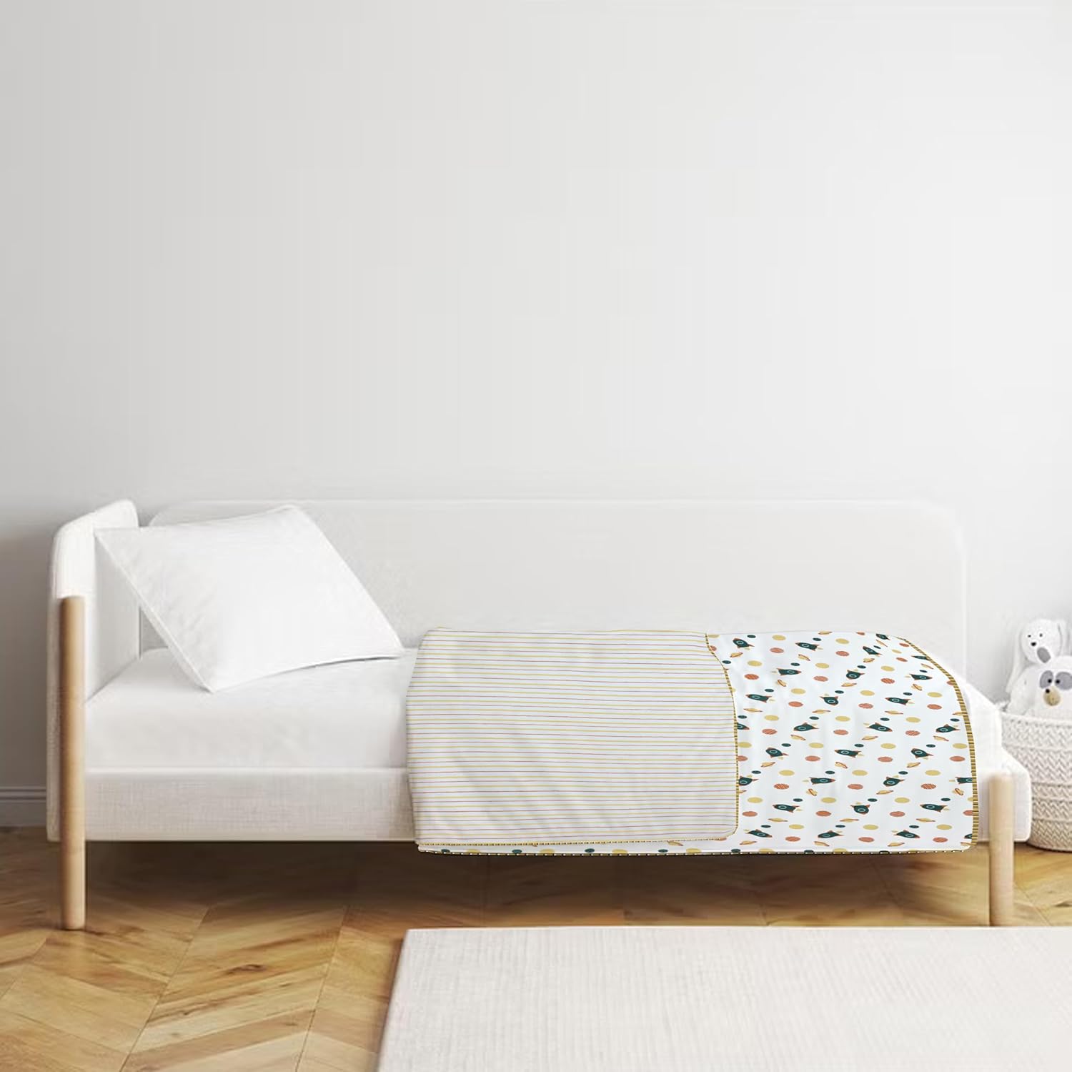 CuddleCot 150 GSM Reversible AC Dohar Single for Kids - Image 2