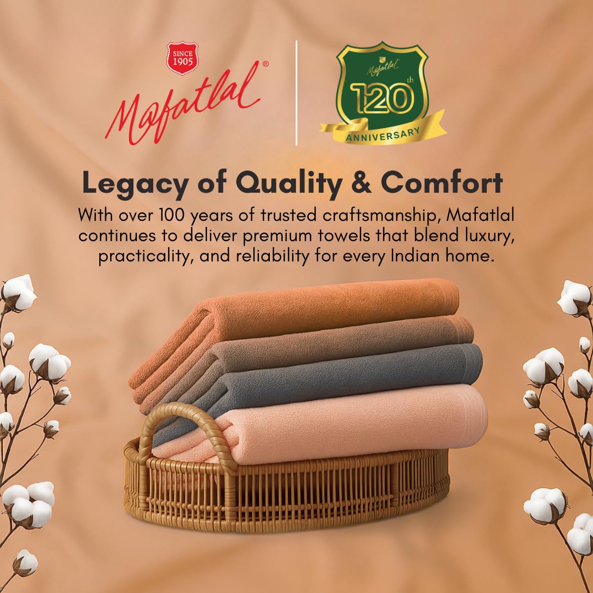 Daffodil Heavy GSM Cotton Towels - Image 6