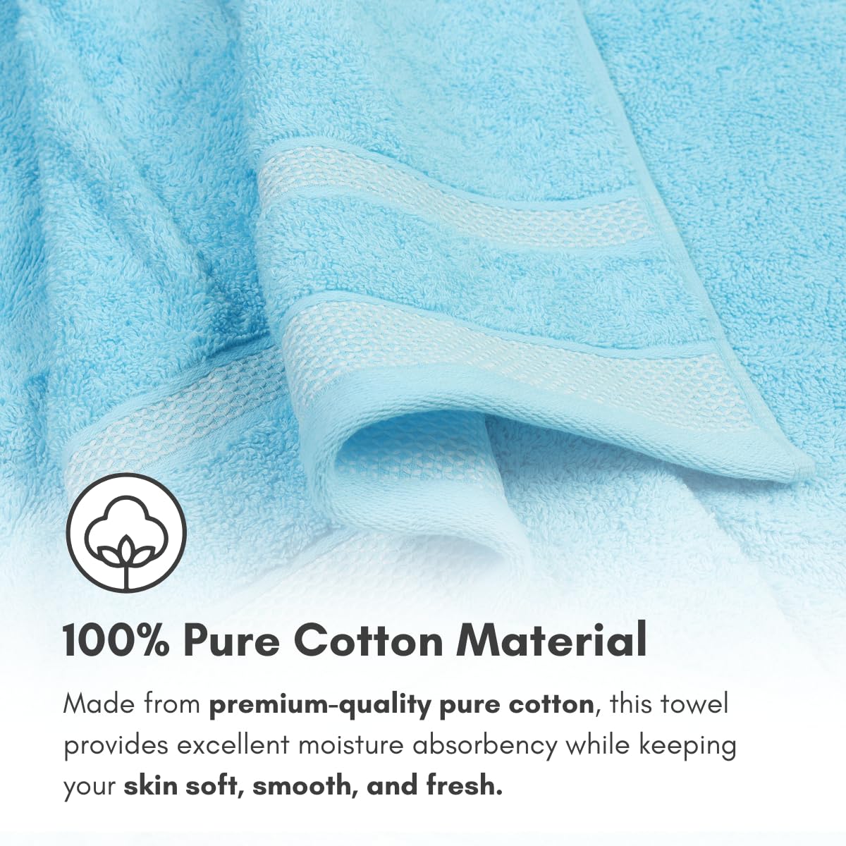 Daffodil Cotton Bath Towels - Image 4