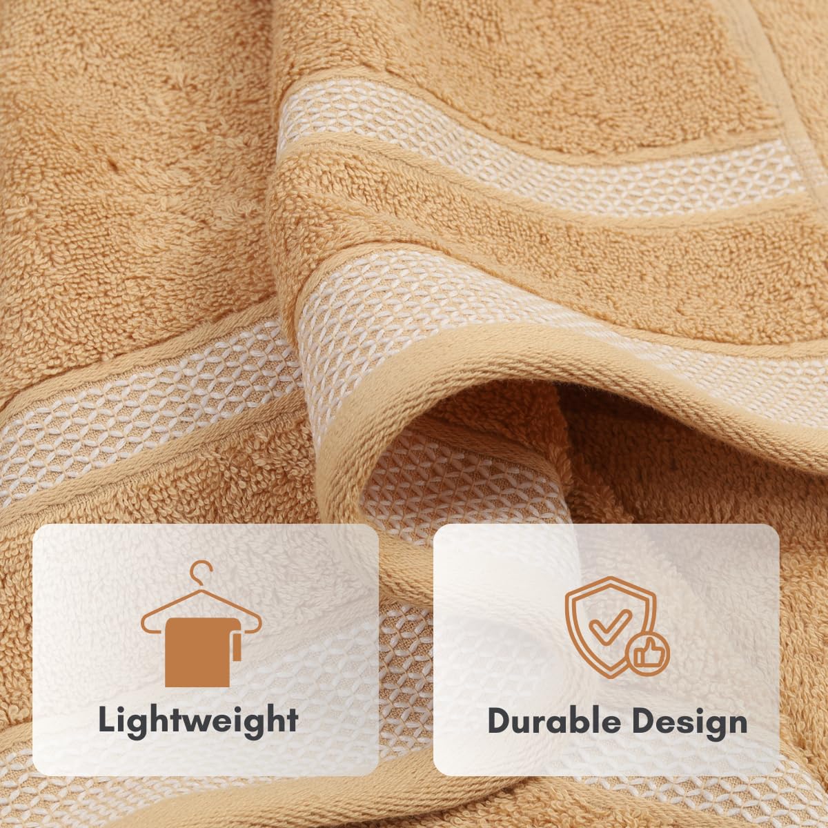 Daffodil Heavy GSM Cotton Towels - Image 5