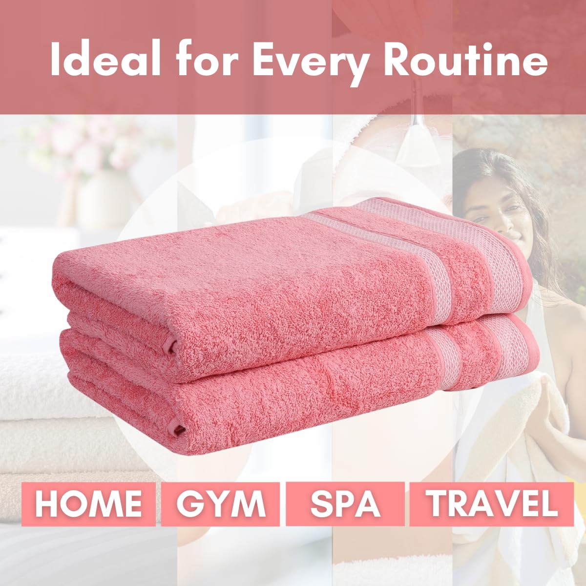 Daffodil Soft Cotton Bath Towels - Image 2