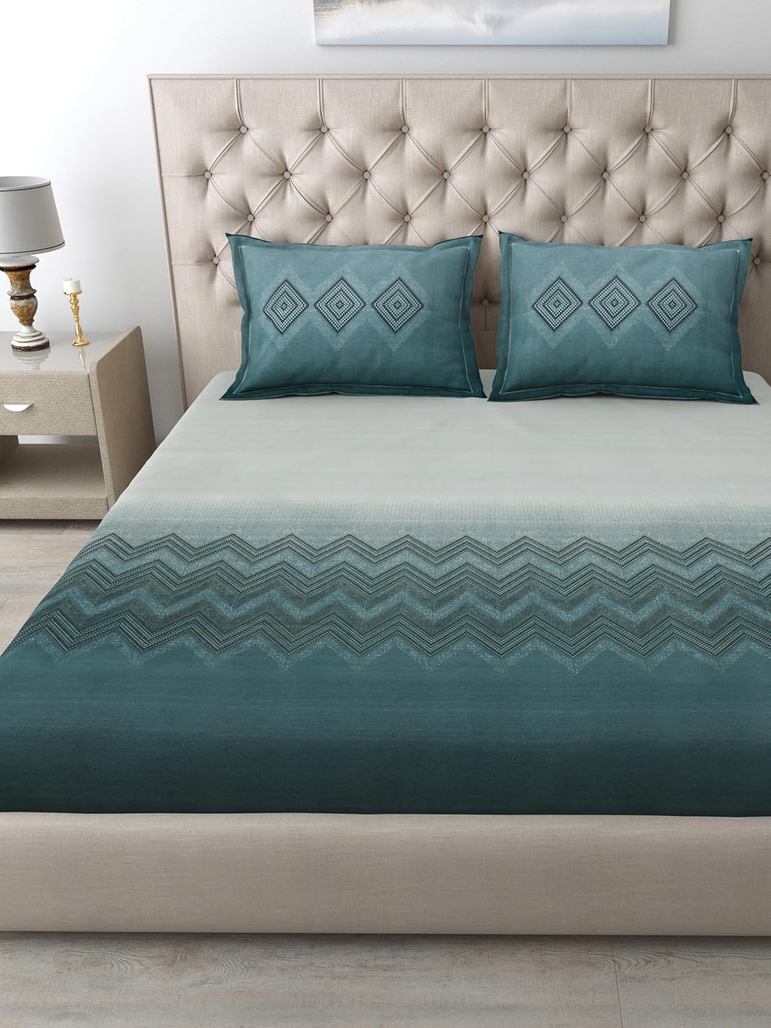 Mafatlal Autumn Delight King Size Bed Sheet