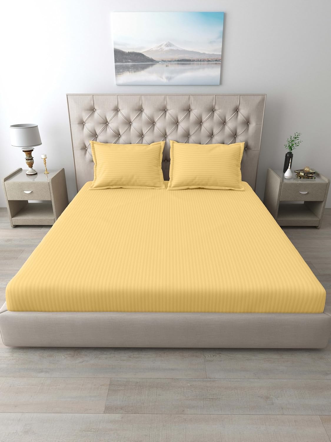 Italian Strip King Size Bed Sheet Pure Cotton - Image 5