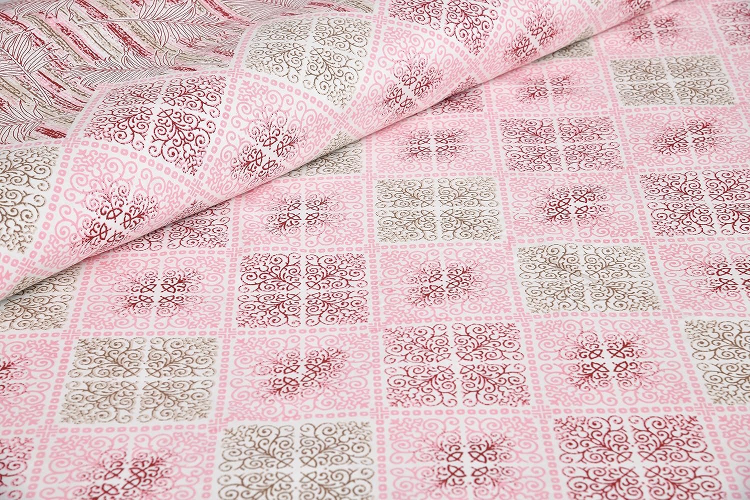 Jaipuri Traditional King Size Bedsheet - Image 2