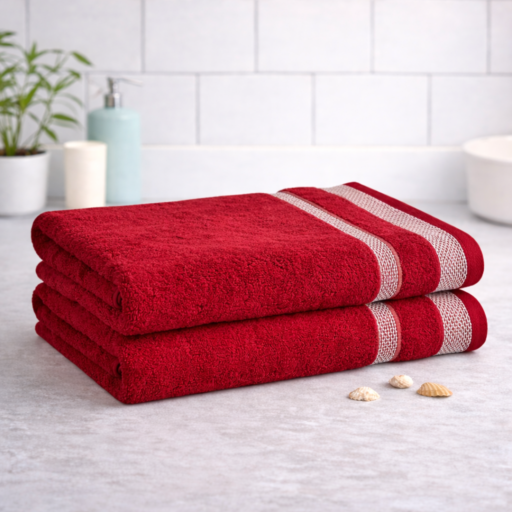 Daffodil Cotton Heavy Bath Towels