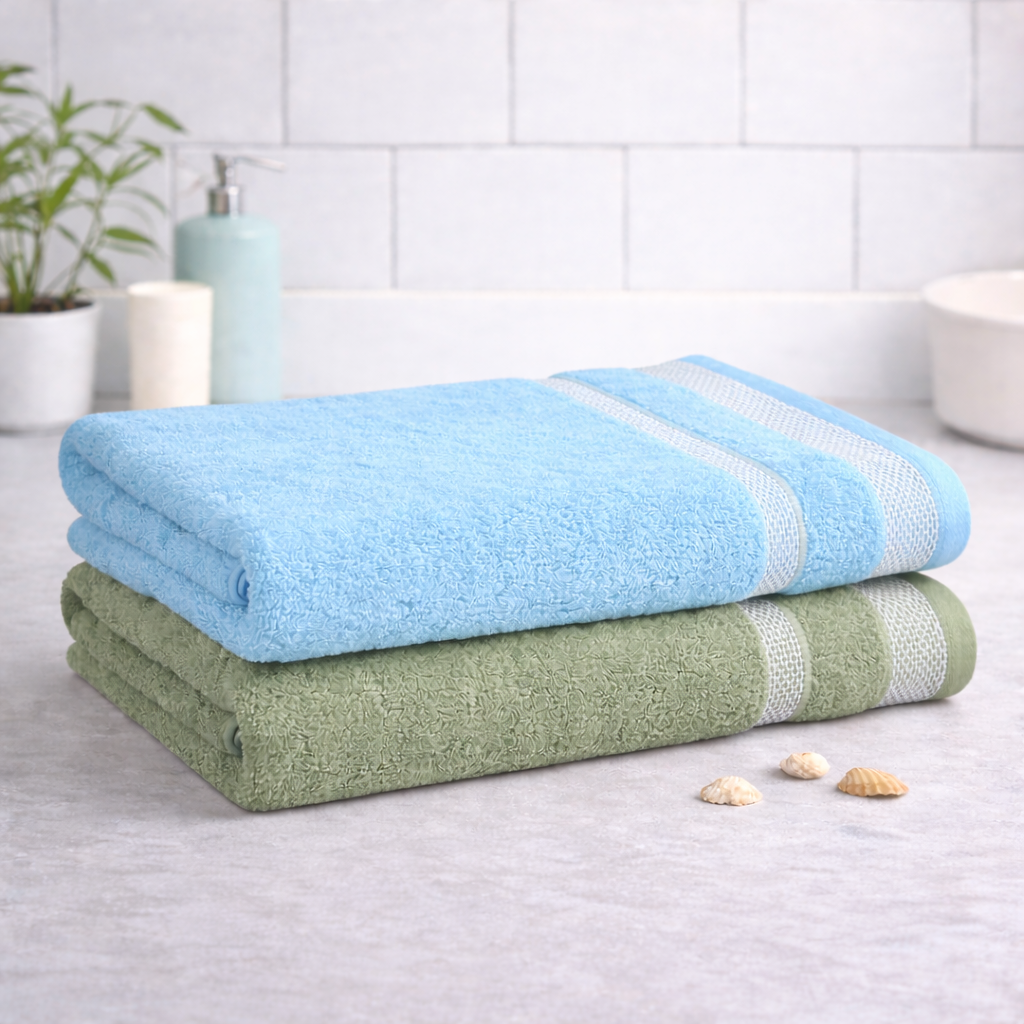 Daffodil Cotton Bath Towels
