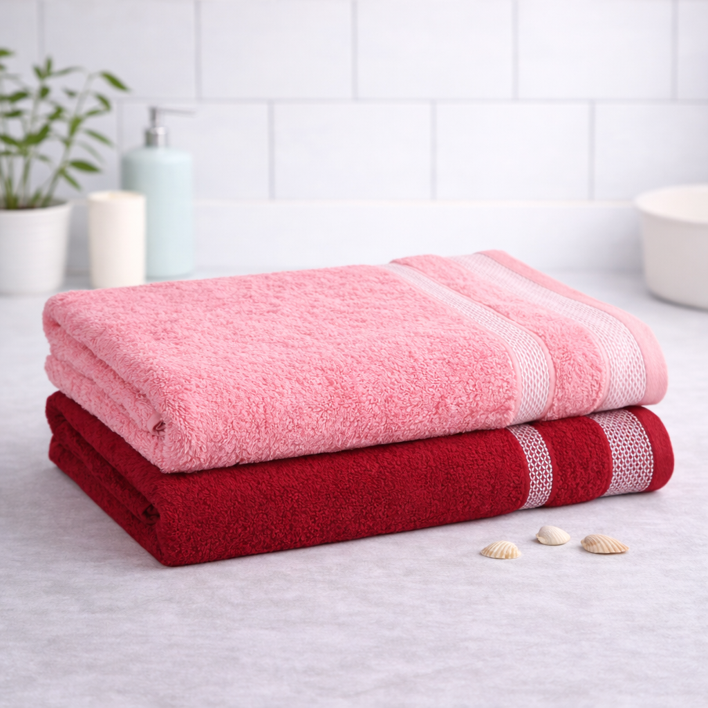Daffodil Cotton Long Size Bath Towels