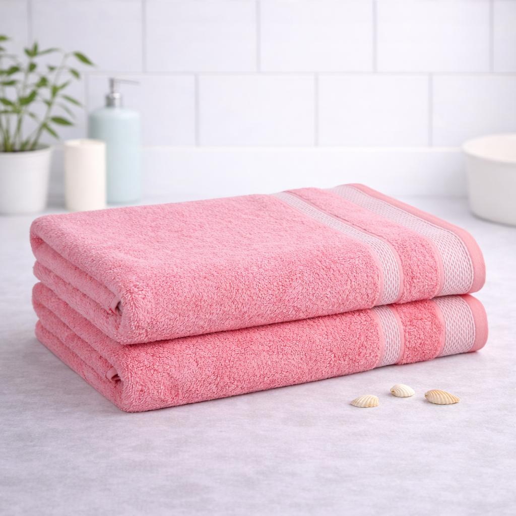 Daffodil Soft Cotton Bath Towels