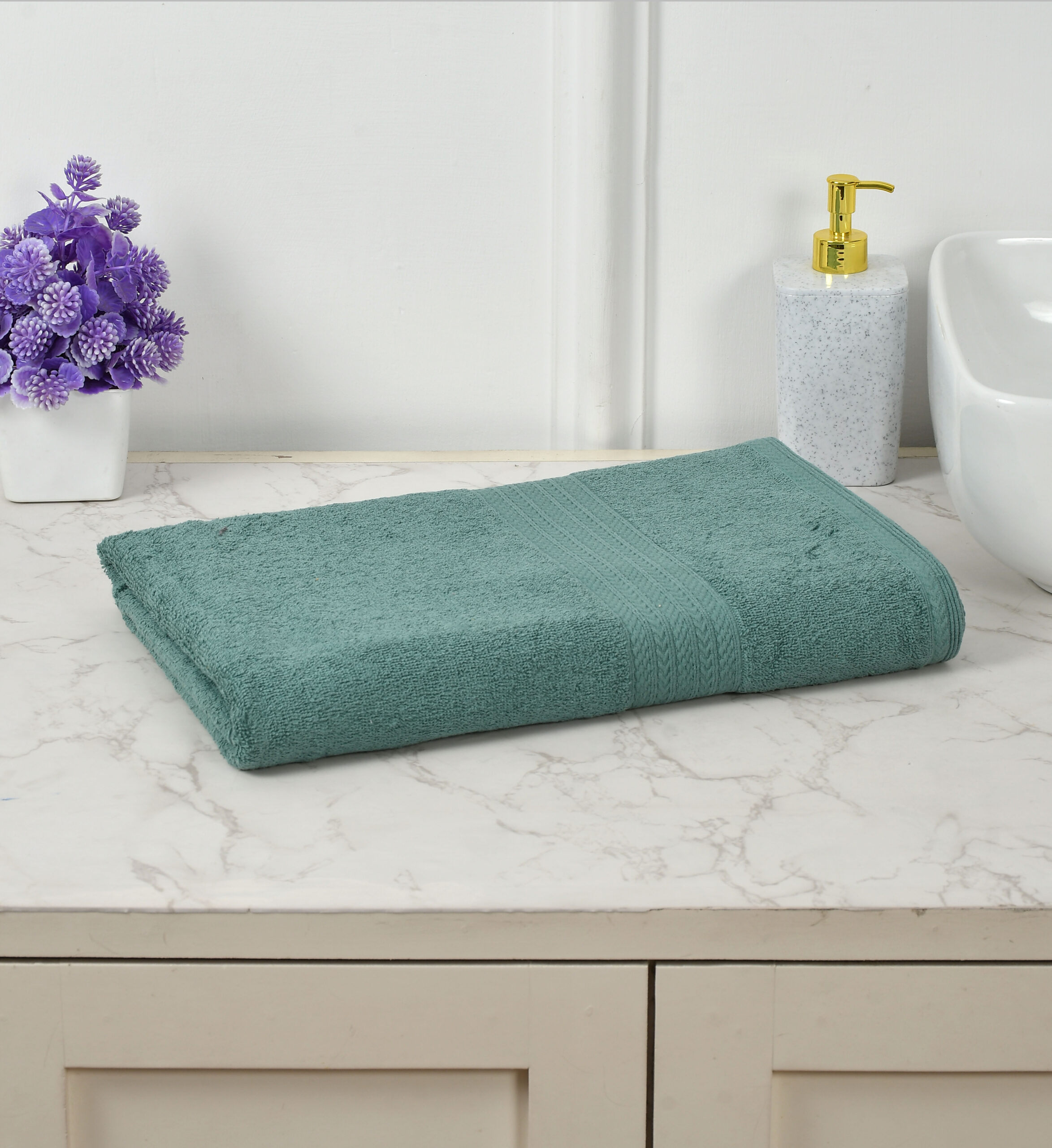 Joy 450 GSM 100% Cotton Bath Towel - Image 2