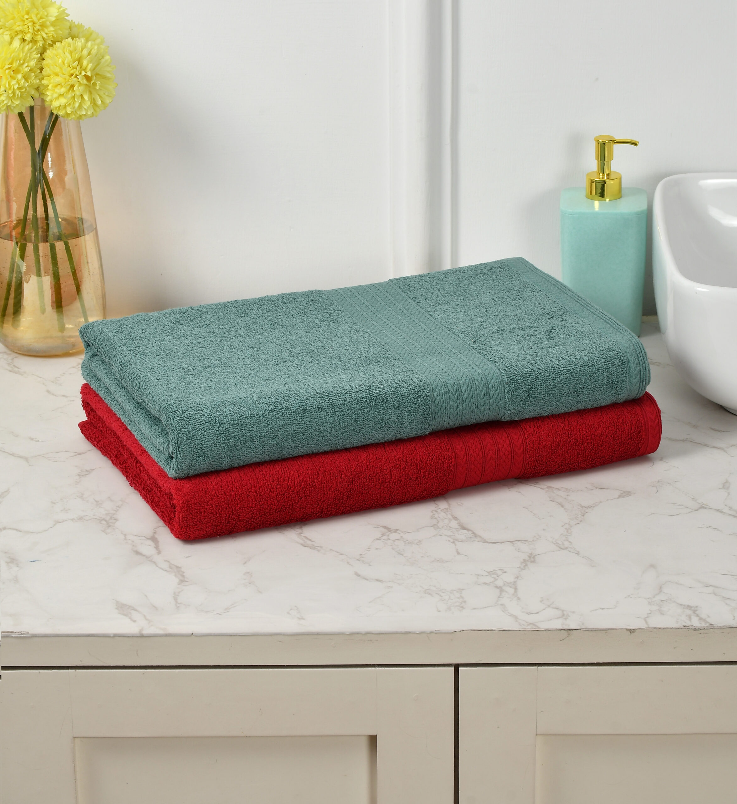 Joy 450 GSM 100% Cotton Bath Towel - Image 2