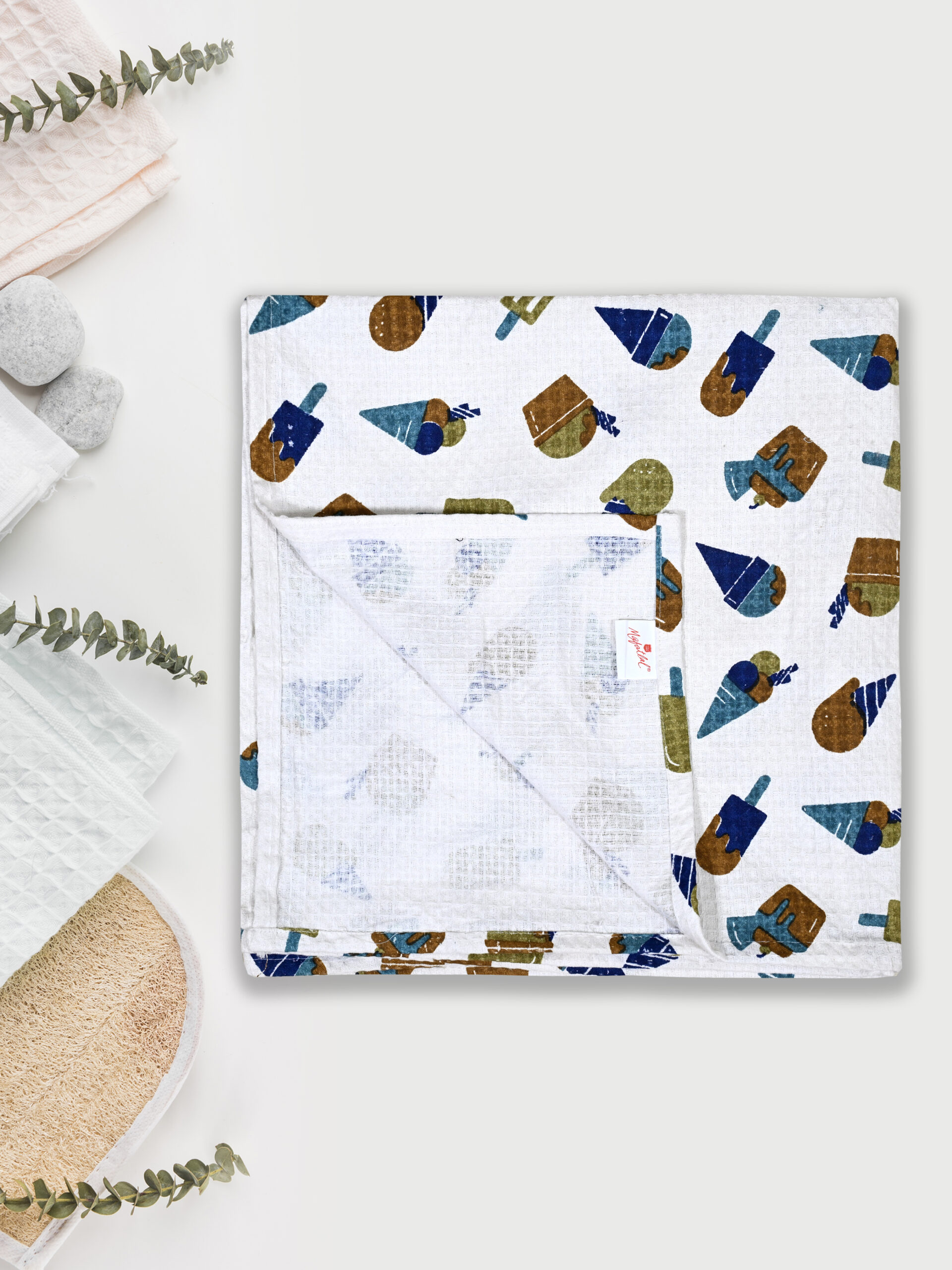 Kids 250 GSM Pure Cotton Bath Towel - Image 3