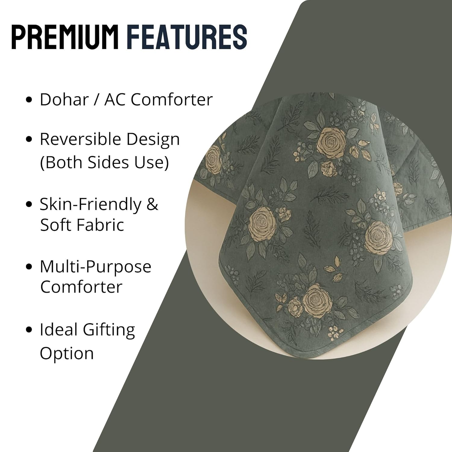 Mafatlal Ultrasonic 120 GSM Microfiber Single Reversible AC Comforter - Image 2