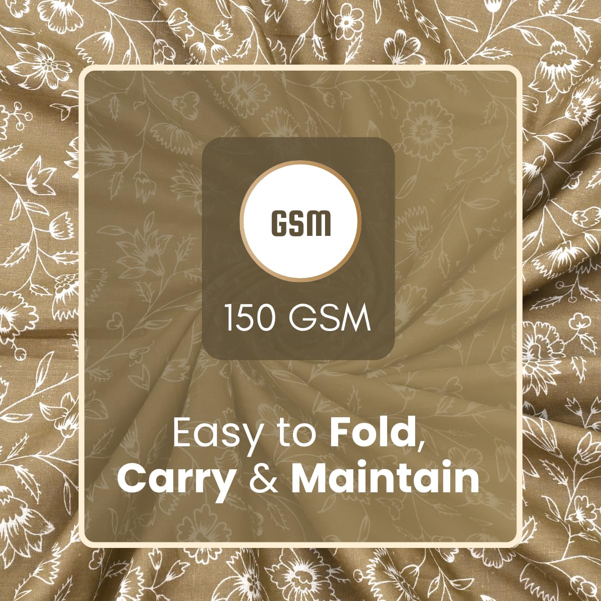 Mafatlal Sparsh Collection Double Bed Dohar, 100% Cambric Cotton Material, Smooth & Skin-Friendly AC Blanket, Reversible Design for Dual-Season Use, 150 GSM, 210 x 240 cm - Image 4