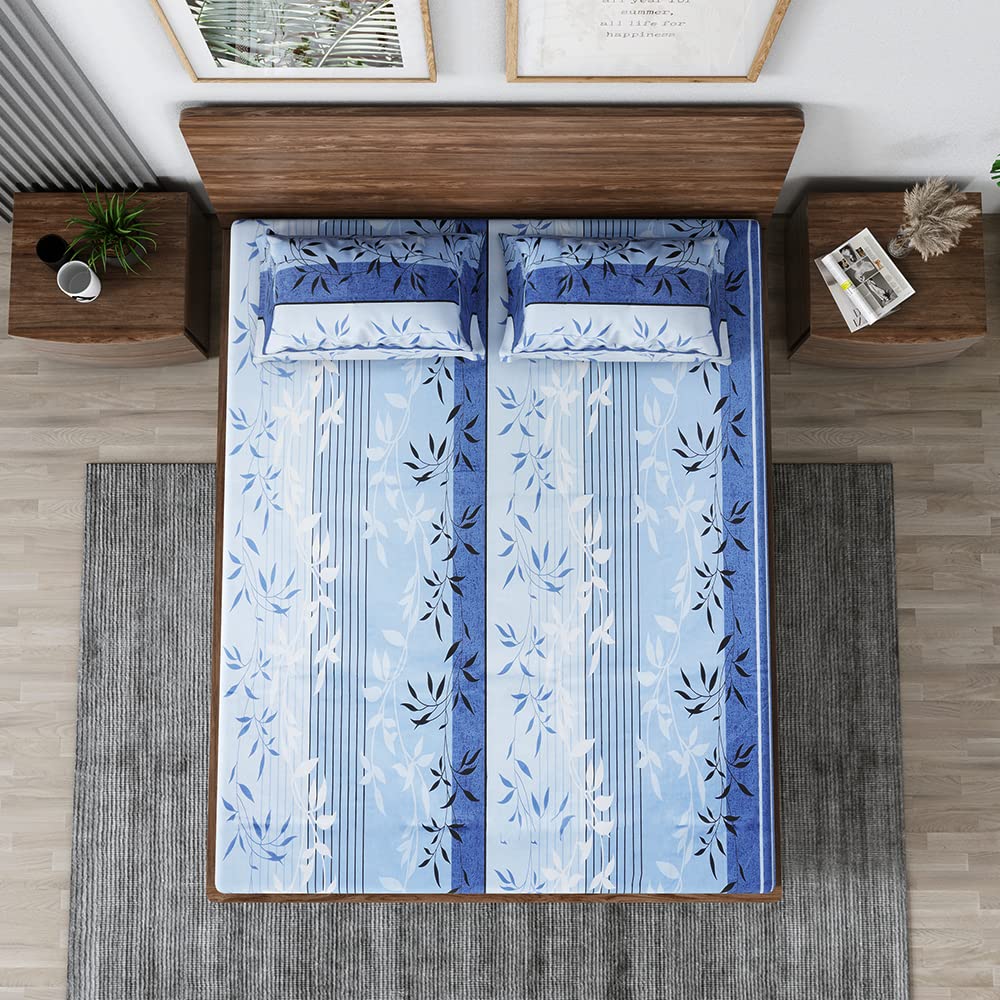 Mafatlal Grandious Bedsheet for Double Bed King Size Cotton | 108x108 Inches - Image 2