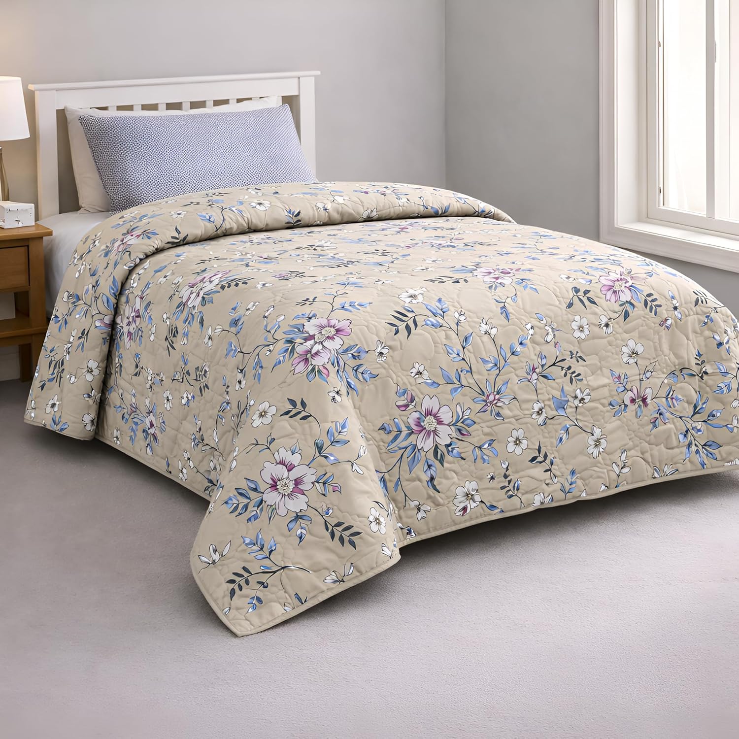 Mafatlal Zen Comforter Single Bed | 150 GSM | Quilt AC Blanket for Winter - Image 4