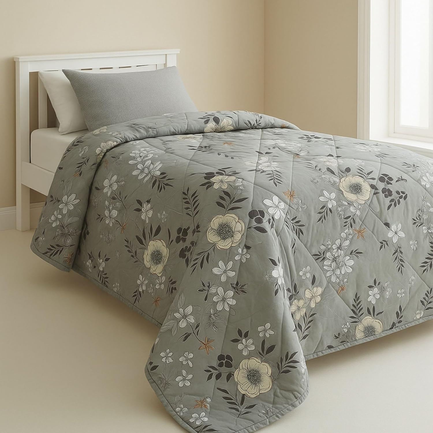 Mafatlal Ultrasonic 120 GSM Microfiber Single Reversible AC Comforter