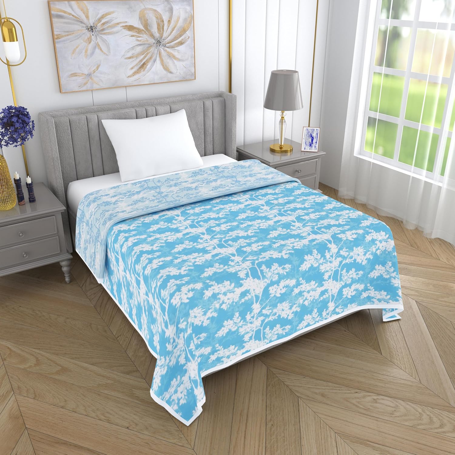 Mafatlal Sparsh Collection Single Bed Dohar, 100% Cambric Cotton Material