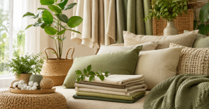 Sustainable fabrics in home furnishing