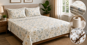 king size bedsheet cotton