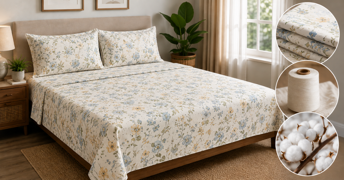 king size bedsheet cotton