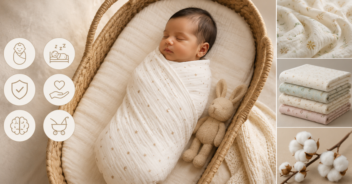 baby swaddle blanket benefits