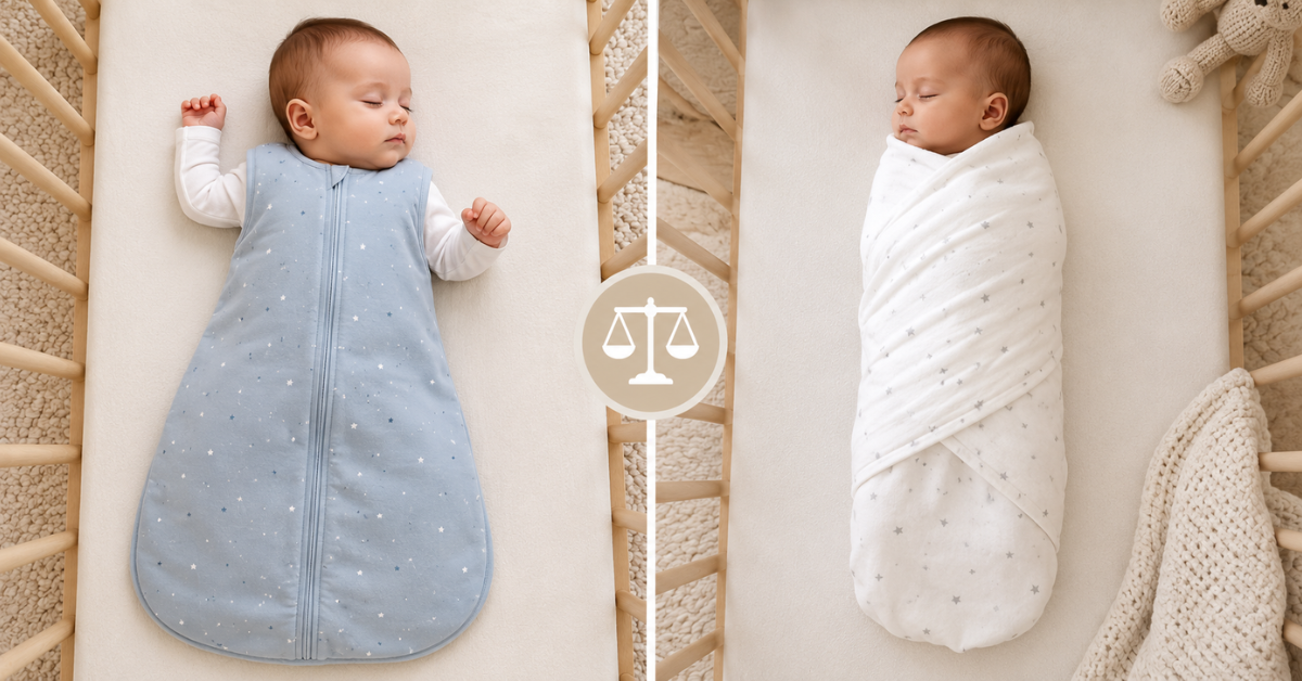 baby sleeping bag vs swaddle